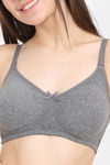 Rosaline Everyday Double Layered Non Wired 3/4th Coverage T-Shirt Bra (Pack of 2) - Multicolor — thumbnail 9